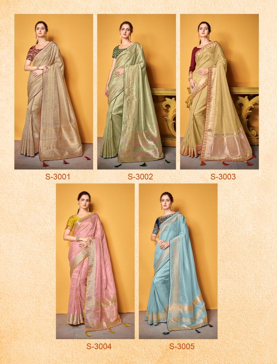 Sumitrasachi Mannat Tissue Traditional Wear Designer Saree Anant Tex Exports Private Limited