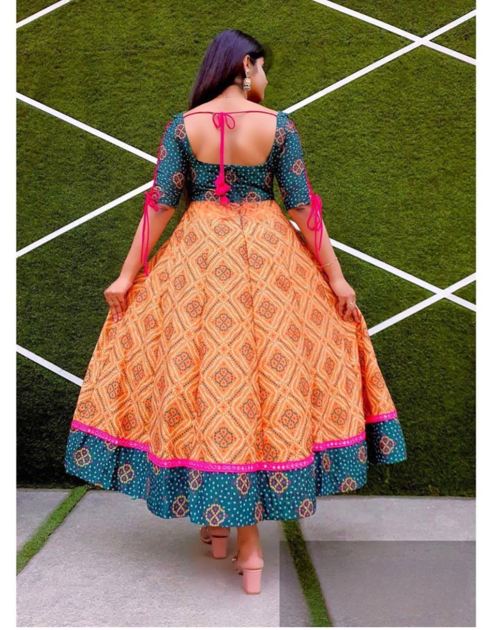 Fox Georgette With Complete Lining Anarkali Gown Anant Tex Exports Private Limited