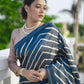 LEHERIYA SAREE WITH KALAMKARI PEACOCK PALLU Anant Tex Exports Private Limited