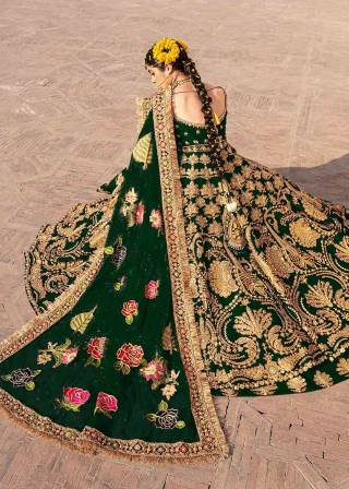 BRIDAL ANARKALI HEAVY DUPATTA BOUTIQUE LEHENGA Anant Tex Exports Private Limited