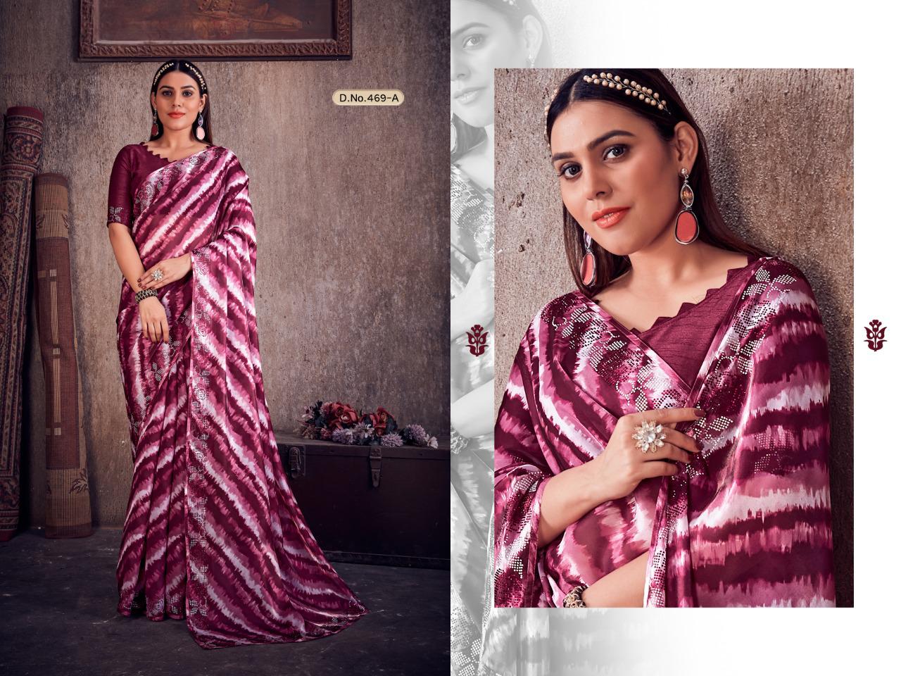 MEHEK 469 SERIES JIMMY SILK WITH DIRECT DIGITAL PRINT SAREE Anant Tex Exports Private Limited