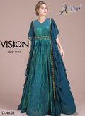 VISION DESIGNER GEORGETTE GOWN Anant Tex Exports Private Limited