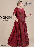 VISION DESIGNER GEORGETTE GOWN Anant Tex Exports Private Limited