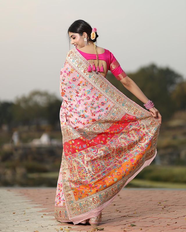 Kashmiri Silk Saree : The Morani Fashion