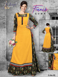 FIANCE DIGITAL PRINT LONG GOWN Anant Tex Exports Private Limited