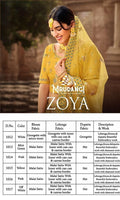 MRUDANGI ZOYA 1012 SERIES DESIGNER LEHENGA Anant Tex Exports Private Limited