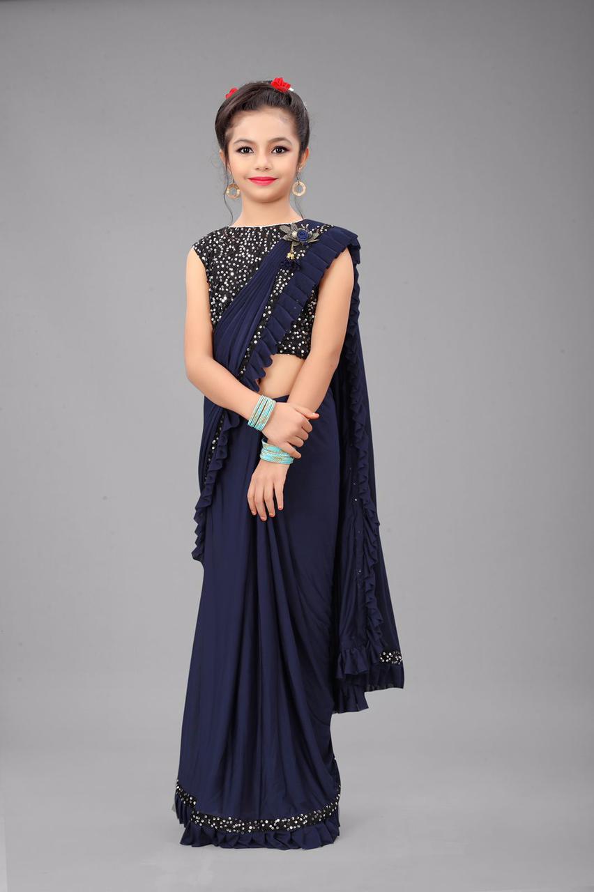 Kids Ready To Wear Fully Readymade Saree