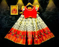 ZIGZAG SLUB DESIGNER KIDS LEHENGA Anant Tex Exports Private Limited