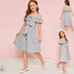 ADAA KIDS OFF SHOULDER FROCK Anant Tex Exports Private Limited