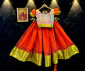 ORGANZA DIGITAL BANDHANI PRINT KIDS LEHENGA Anant Tex Exports Private Limited