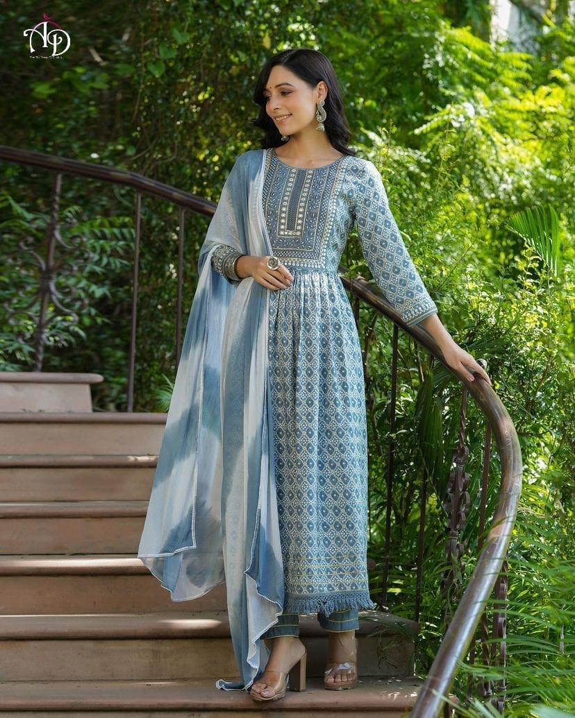 Black Anarkali Cotton Suit at Rs 1200 | Anarkali Salwar Kameez in Jaipur |  ID: 25845883897