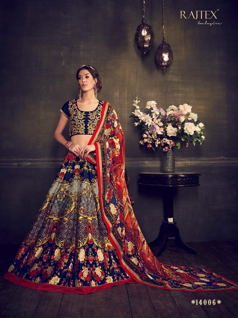 Rajtex 14001 To 14006 Series Fancy Digital Print Lehenga Choli Anant Tex Exports Private Limited