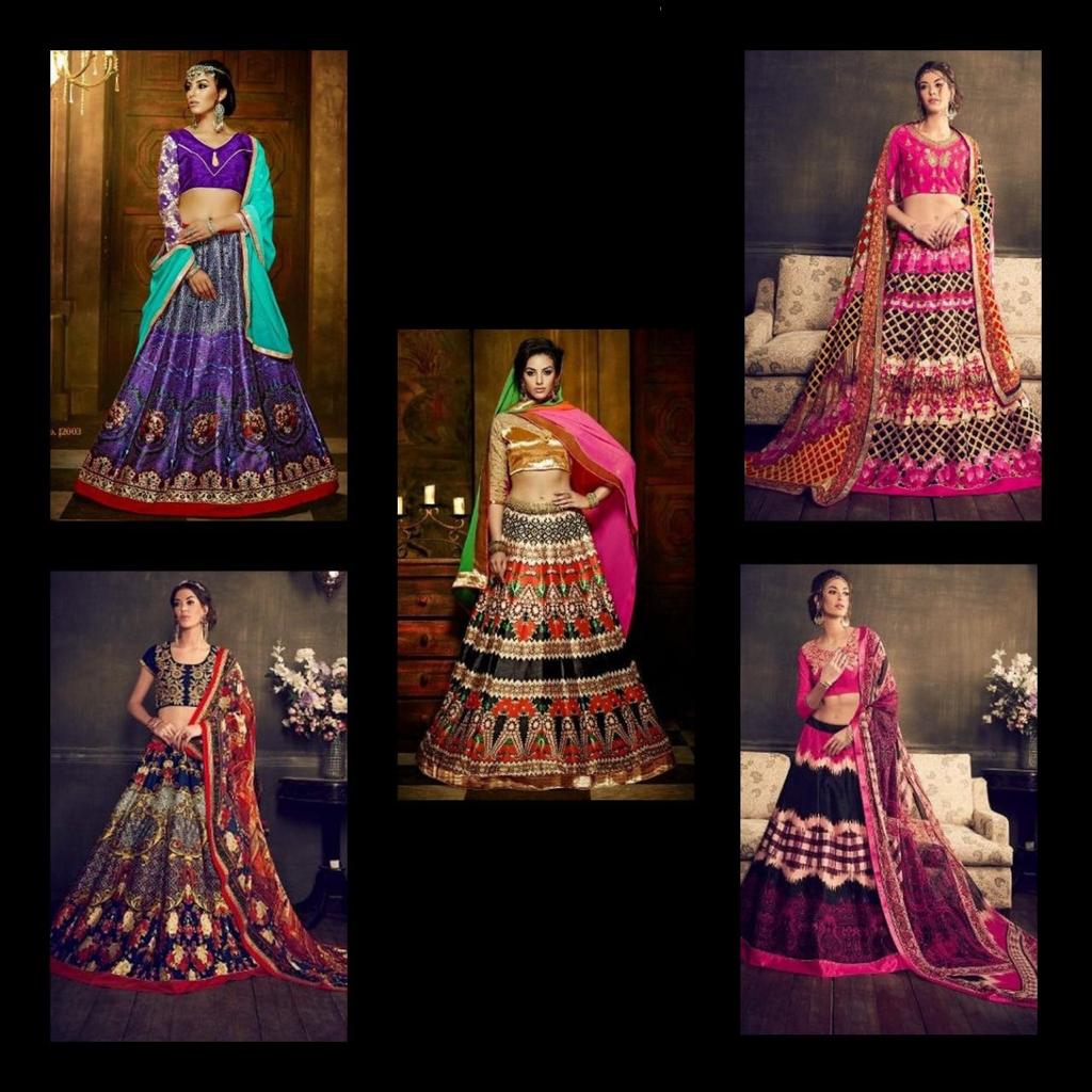 Rajtex 14001 To 14006 Series Fancy Digital Print Lehenga Choli Anant Tex Exports Private Limited