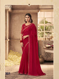 Sandalwood Fancy Satin Silk Saree Anant Tex Exports Private Limited