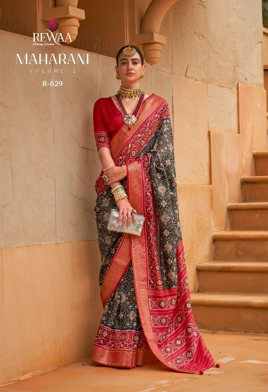 REWAA MAHARANI VOL 2 SMOOTH PATOLA SAREE