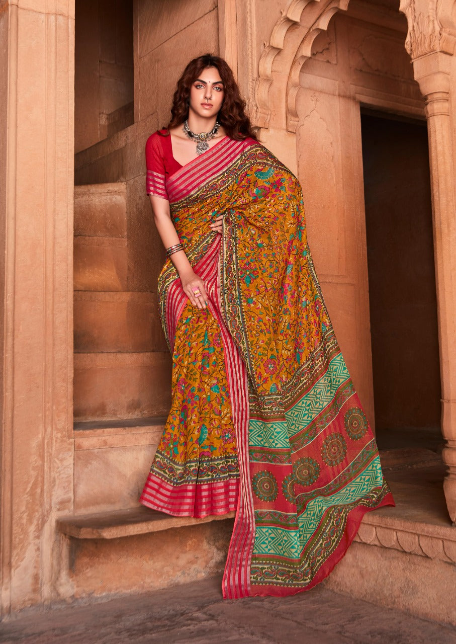 FLORA BY SUBHASH SAREES INDIAN TRADITIONAL WEAR COLLECTION BEAUTIFUL  STYLISH FANCY COLORFUL PARTY WEAR & OCCASIONAL