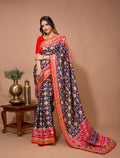 Patola Satin Silk & Digital Print Saree Anant Tex Exports Private Limited