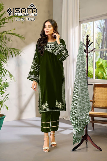 SAFA FASHION FANCY SALWAR SUIT D.NO.1088 Anant Tex Exports Private Limited