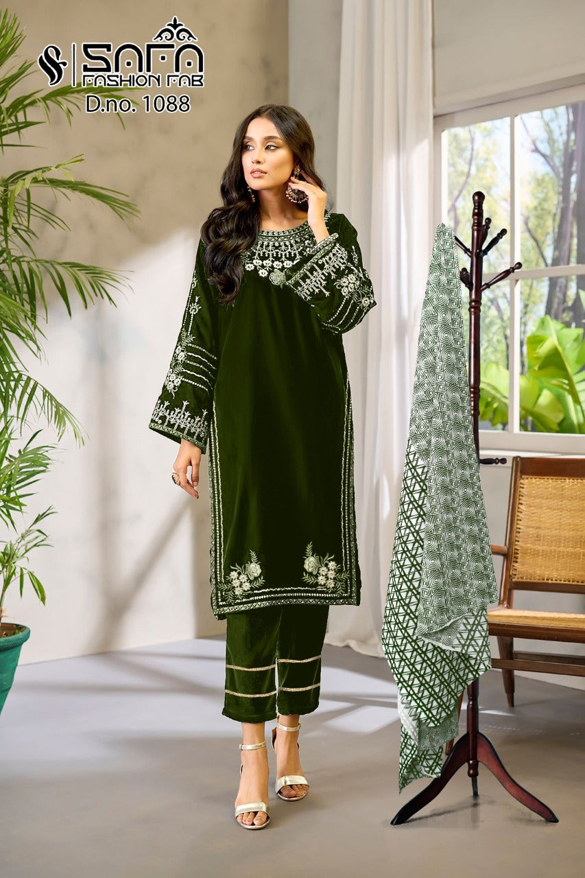 SAFA FASHION FANCY SALWAR SUIT D.NO.1088