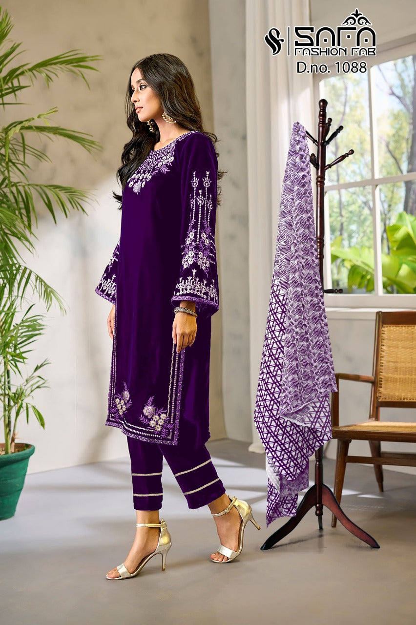 SAFA FASHION FANCY SALWAR SUIT D.NO.1088 Anant Tex Exports Private Limited