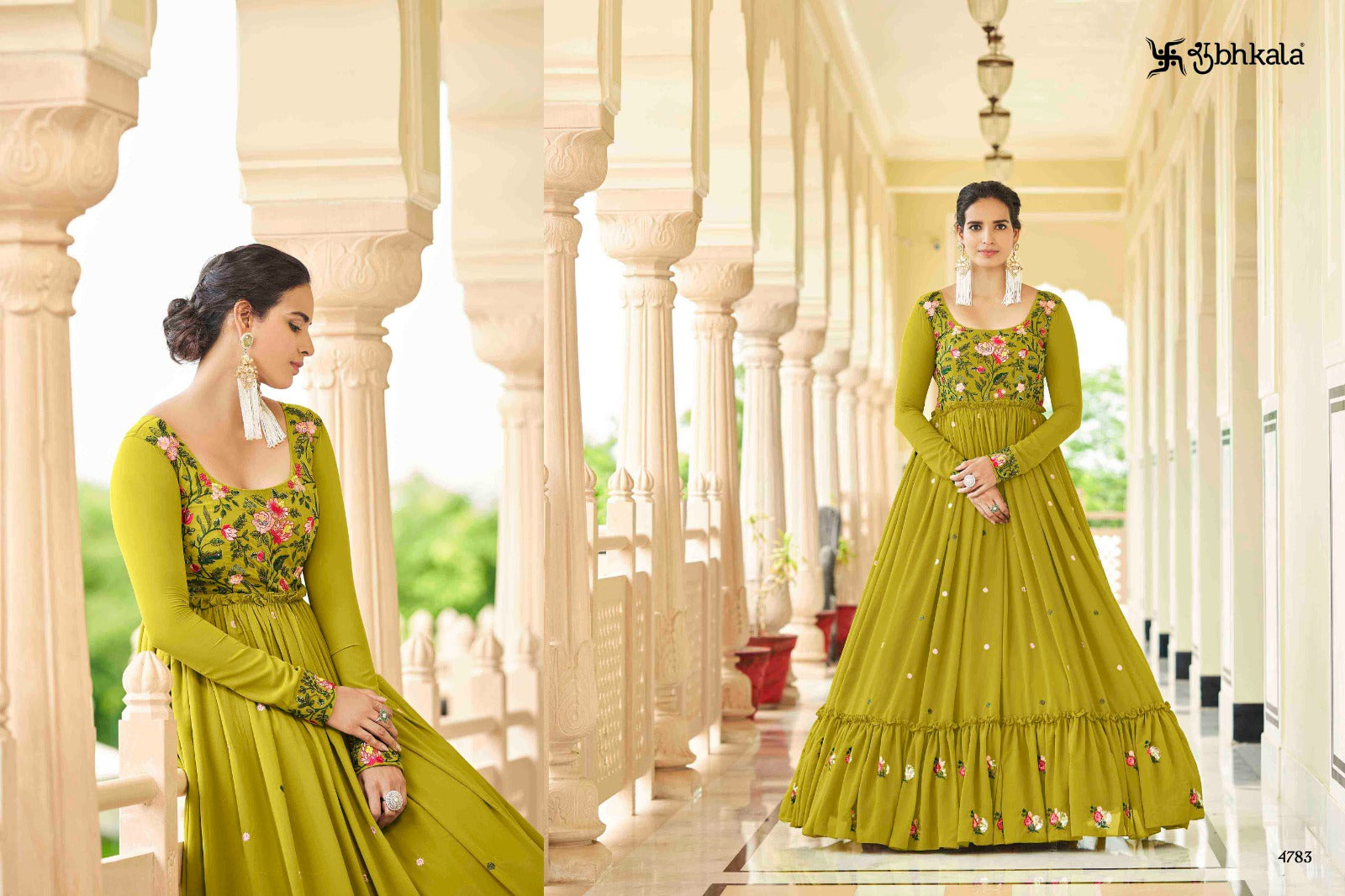 FLORY VOL. 24 DESIGNER ANARKALI GOWN Anant Tex Exports Private Limited