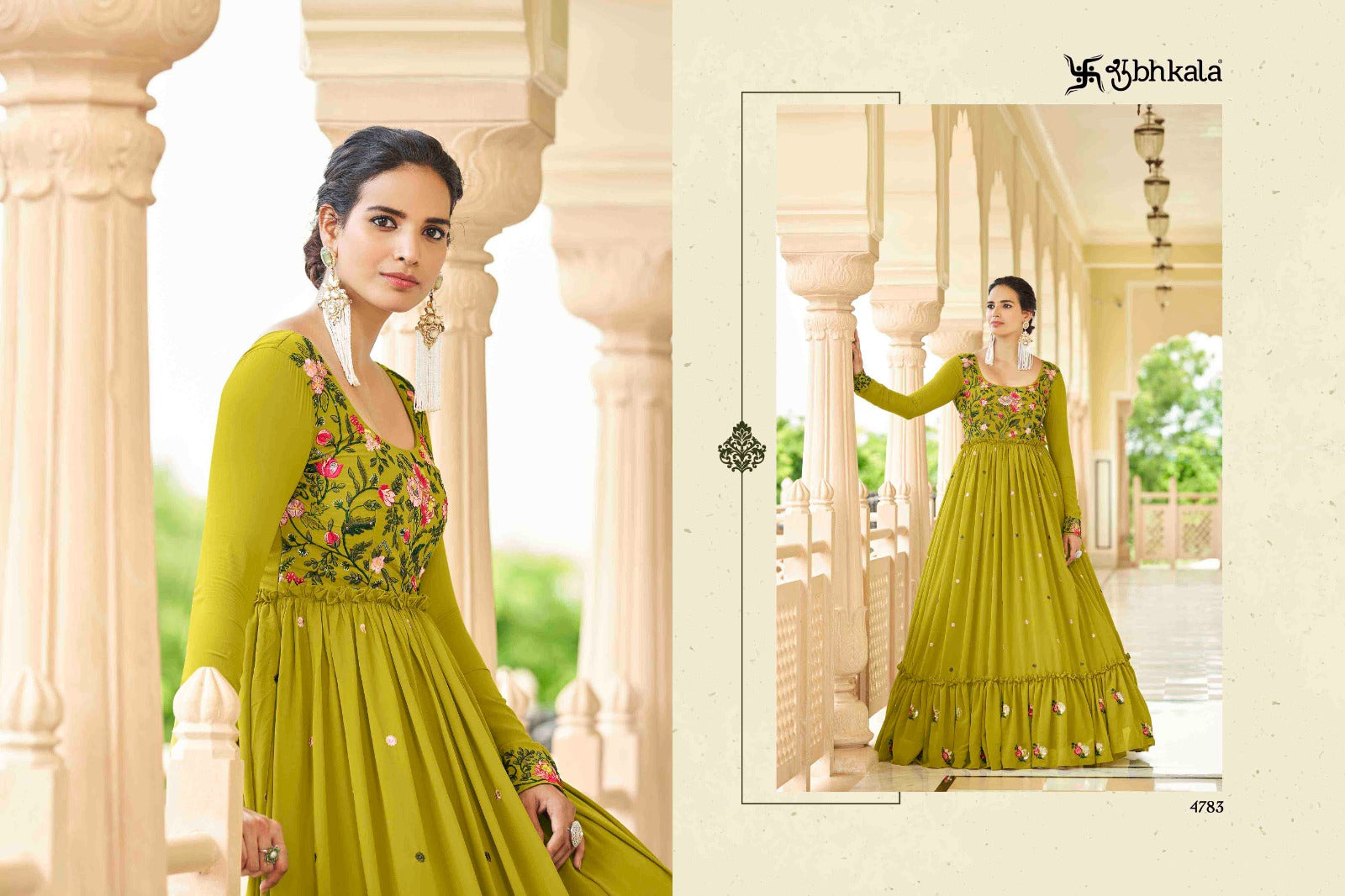 FLORY VOL. 24 DESIGNER ANARKALI GOWN Anant Tex Exports Private Limited