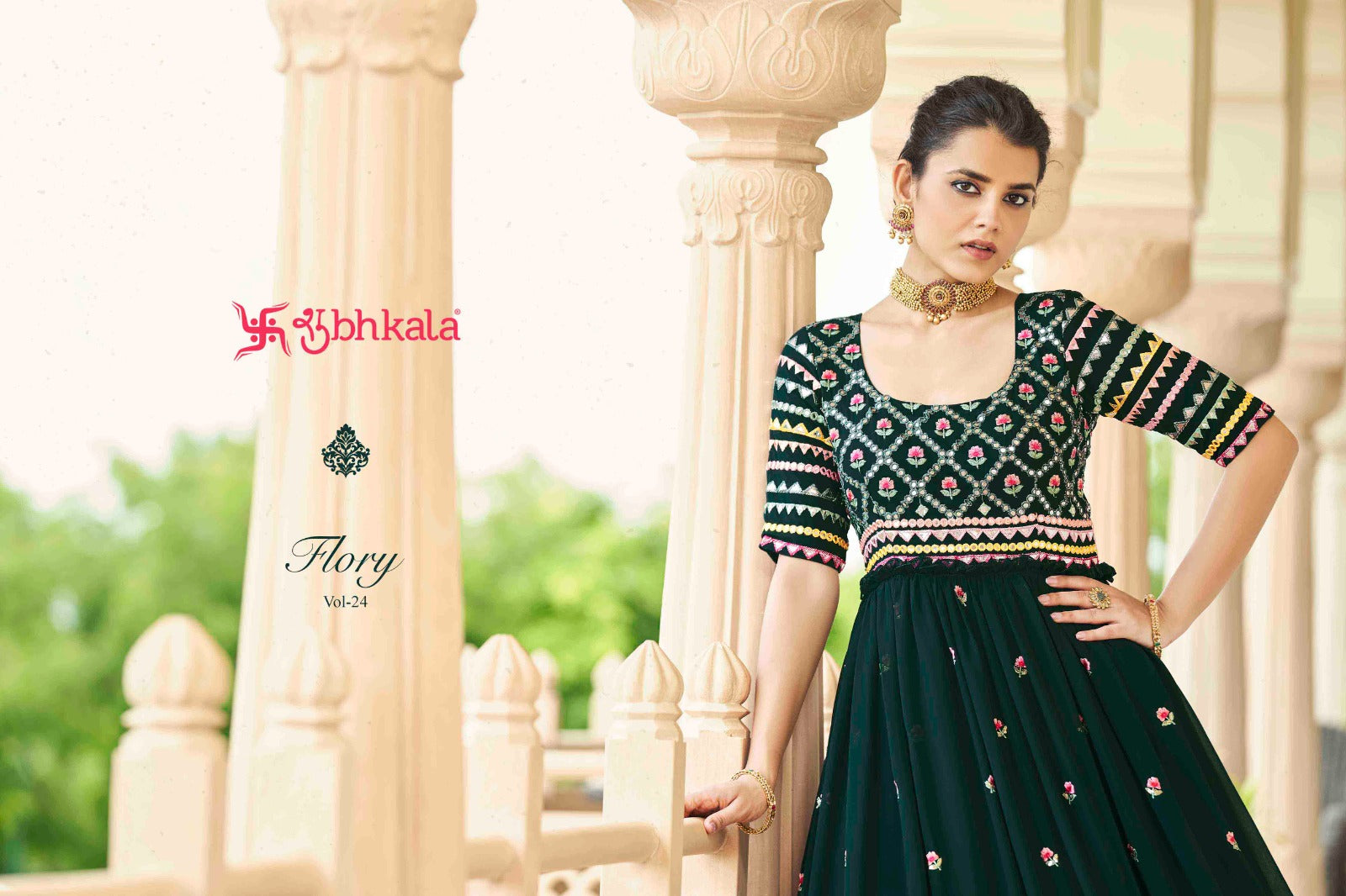 FLORY VOL. 24 DESIGNER ANARKALI GOWN Anant Tex Exports Private Limited