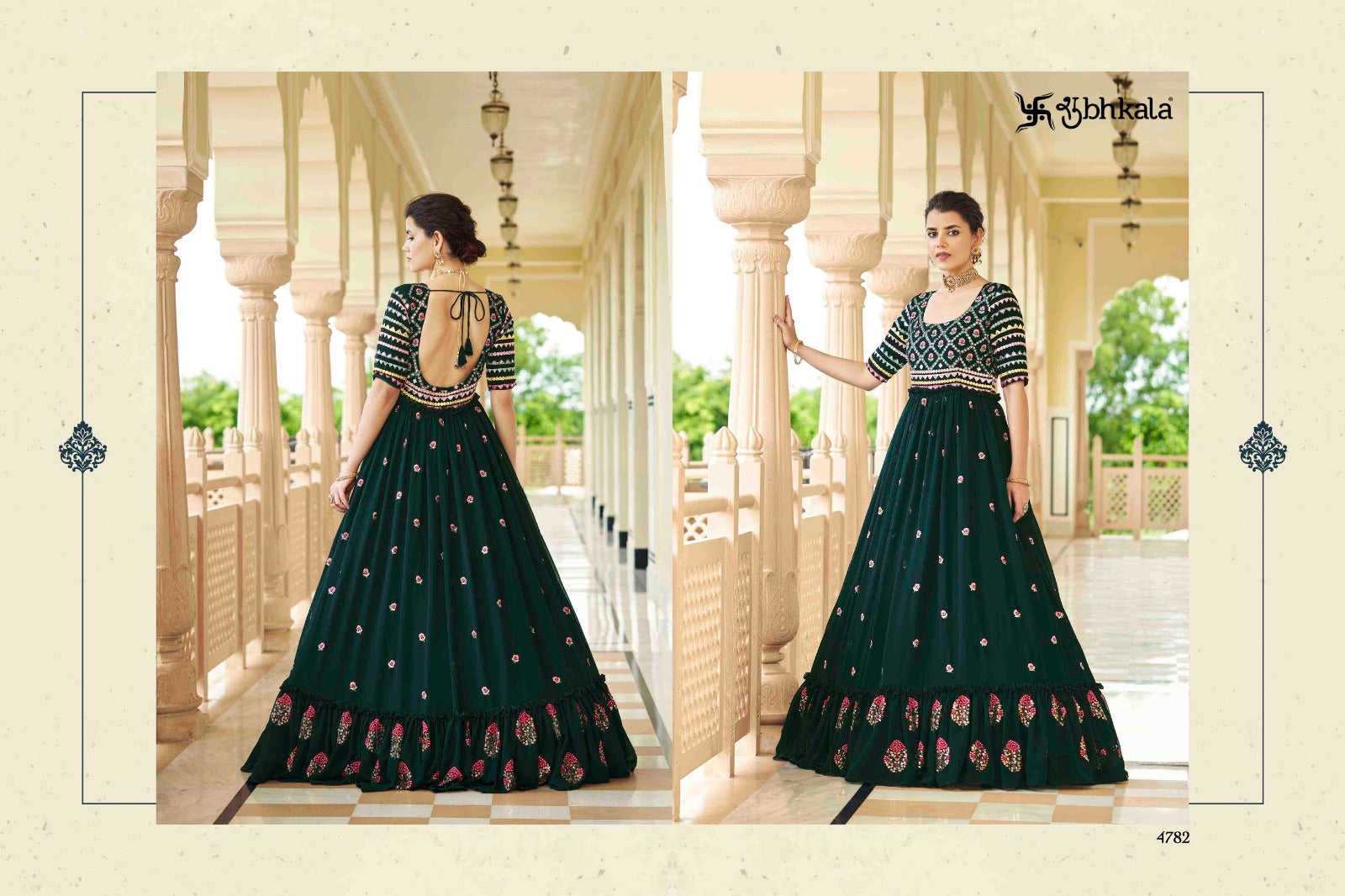 FLORY VOL. 24 DESIGNER ANARKALI GOWN Anant Tex Exports Private Limited