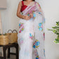 Heavy Organza With Digital Print Saree Anant Tex Exports Private Limited