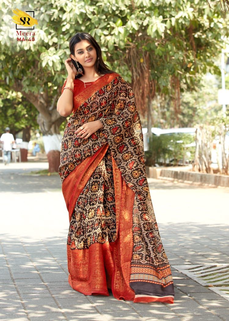 Sr Meera Soft Cotton Silk Saree Anant Tex Exports Private Limited