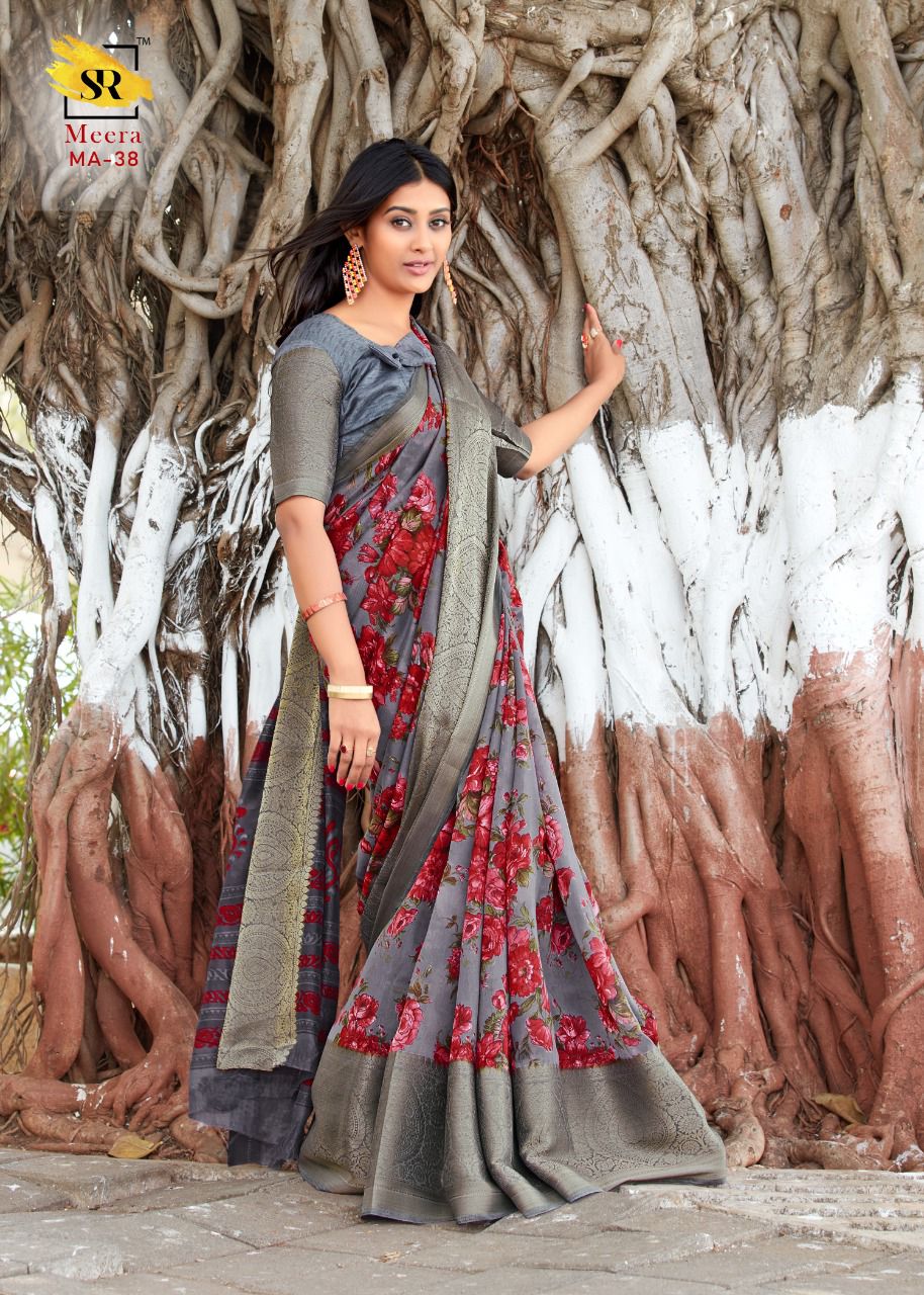 Sr Meera Soft Cotton Silk Saree Anant Tex Exports Private Limited