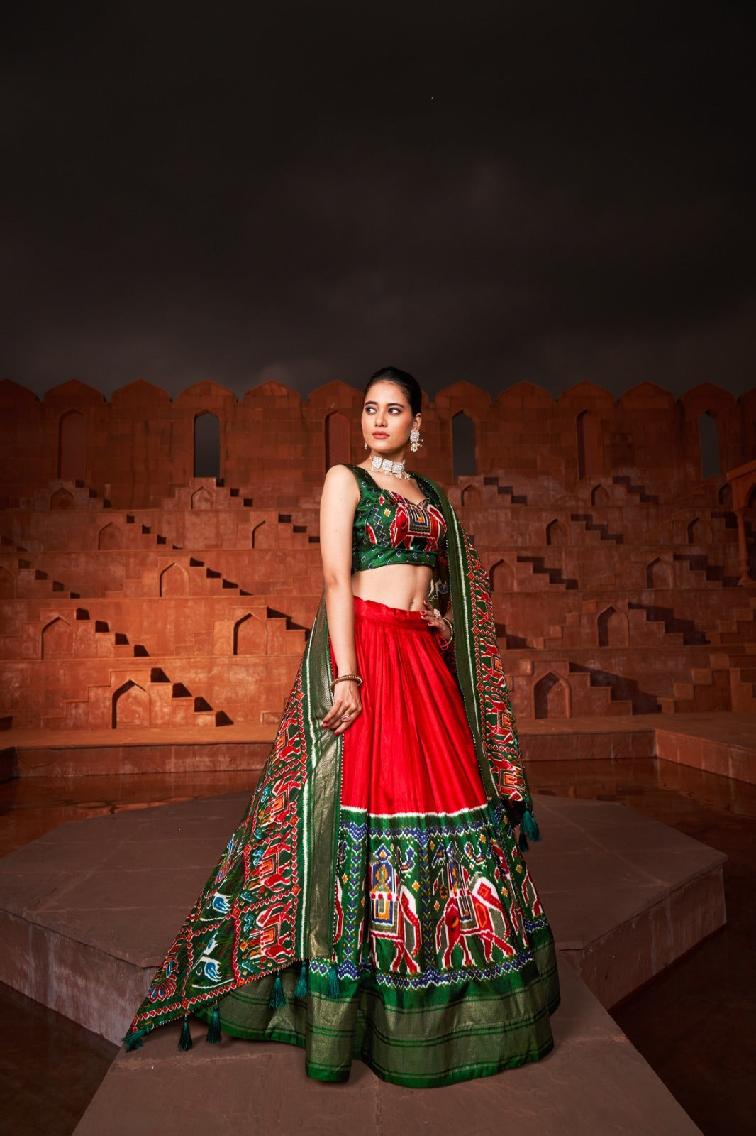 Chaniya choli with hot sale patola dupatta