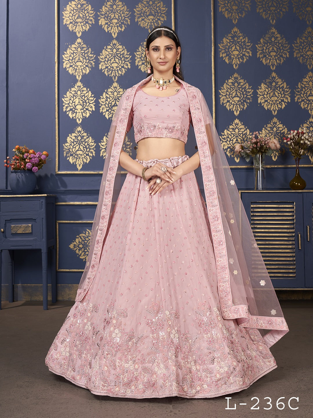 Designer Lehenga Choli D.no L-236 Anant Tex Exports Private Limited