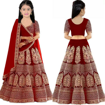 Kids Velvet Lehenga Choli Anant Tex Exports Private Limited