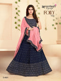 ANANTESH FOILY VOL 1 PREMIUM LEHENGA SERIES 4001 TO 4004 Anant Tex Exports Private Limited