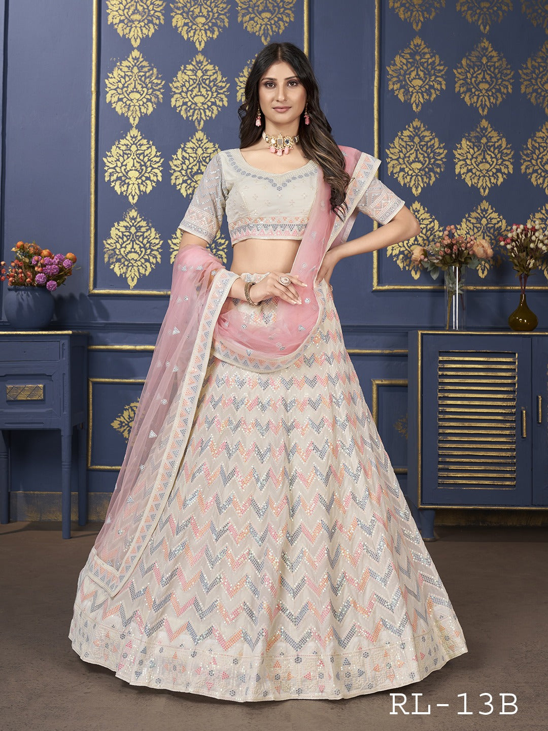 DESIGNER OCCASION WEAR LEHENGA D.NO RL-13 Anant Tex Exports Private Limited