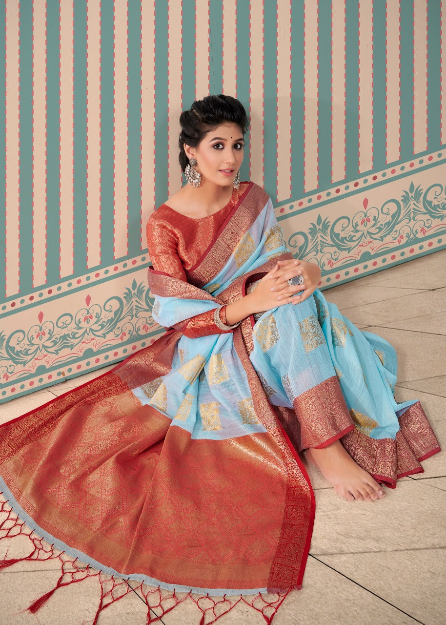Party Wear Aaravi Silk Saree Anant Tex Exports Private Limited