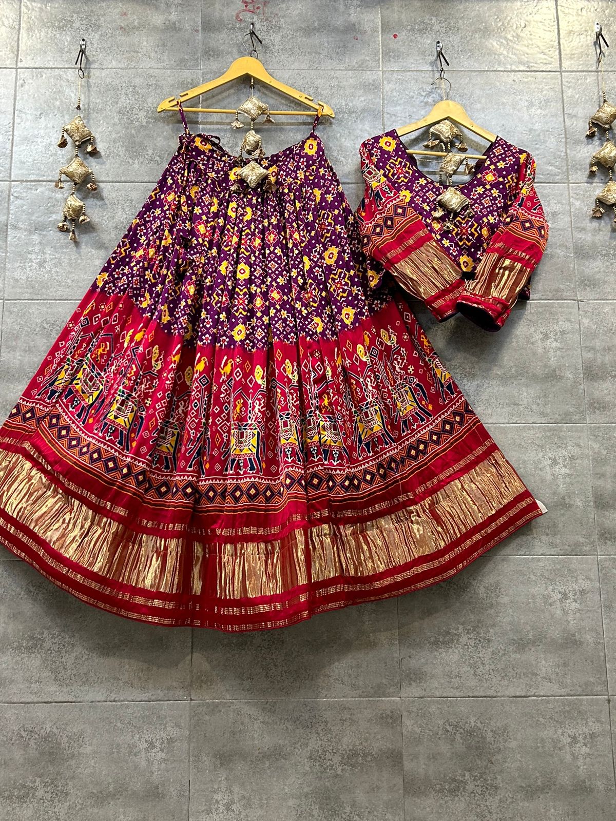 Party Wear Designer Pure Gaji Silk Chaniya Choli Anant Tex Exports Private Limited