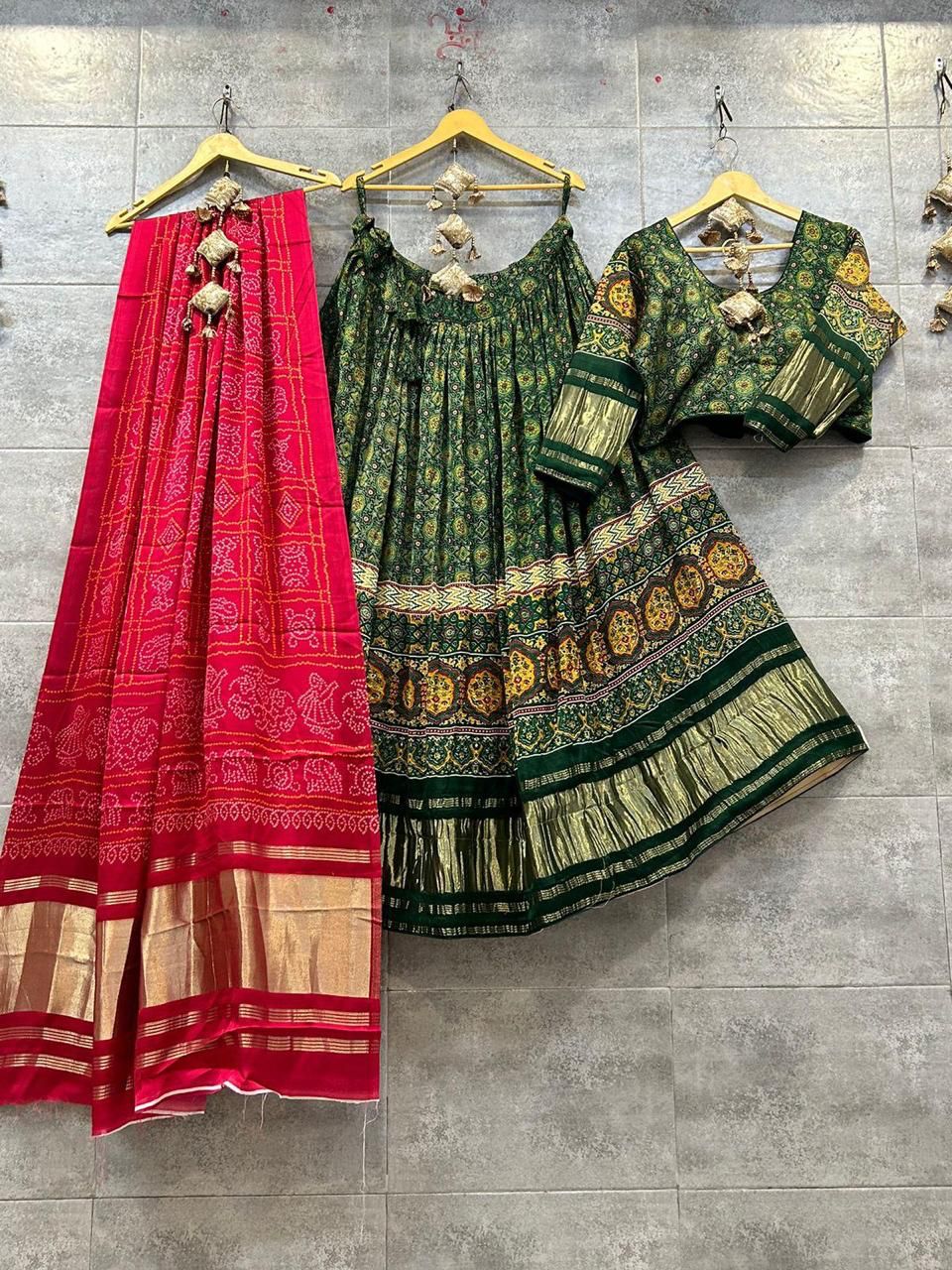 Party Wear Designer Pure Gaji Silk Chaniya Choli Anant Tex Exports Private Limited