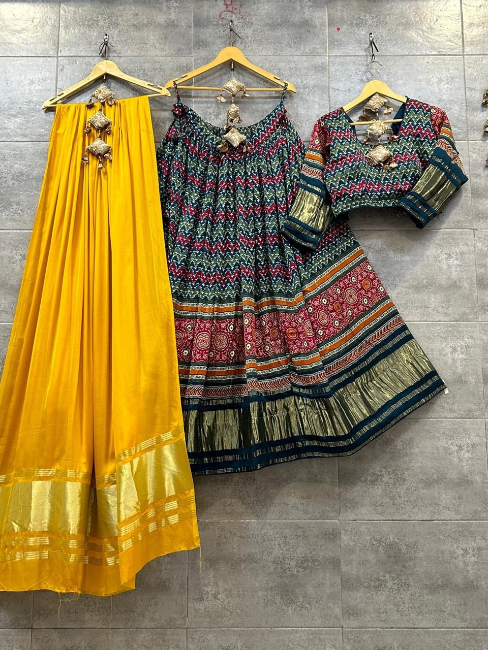 Party Wear Designer Pure Gaji Silk Chaniya Choli Anant Tex Exports Private Limited