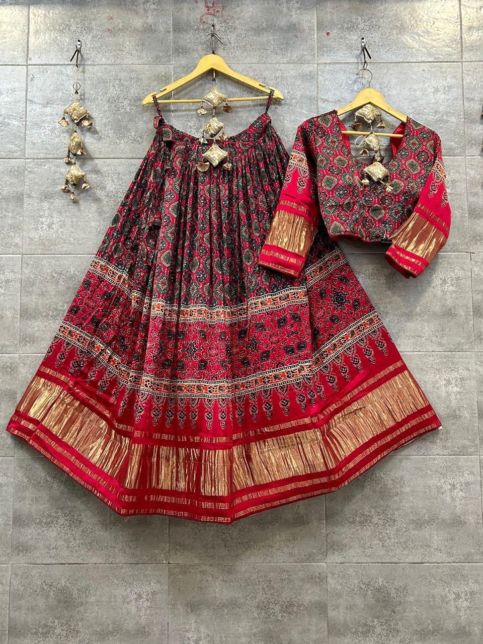 Party Wear Designer Pure Gaji Silk Chaniya Choli Anant Tex Exports Private Limited