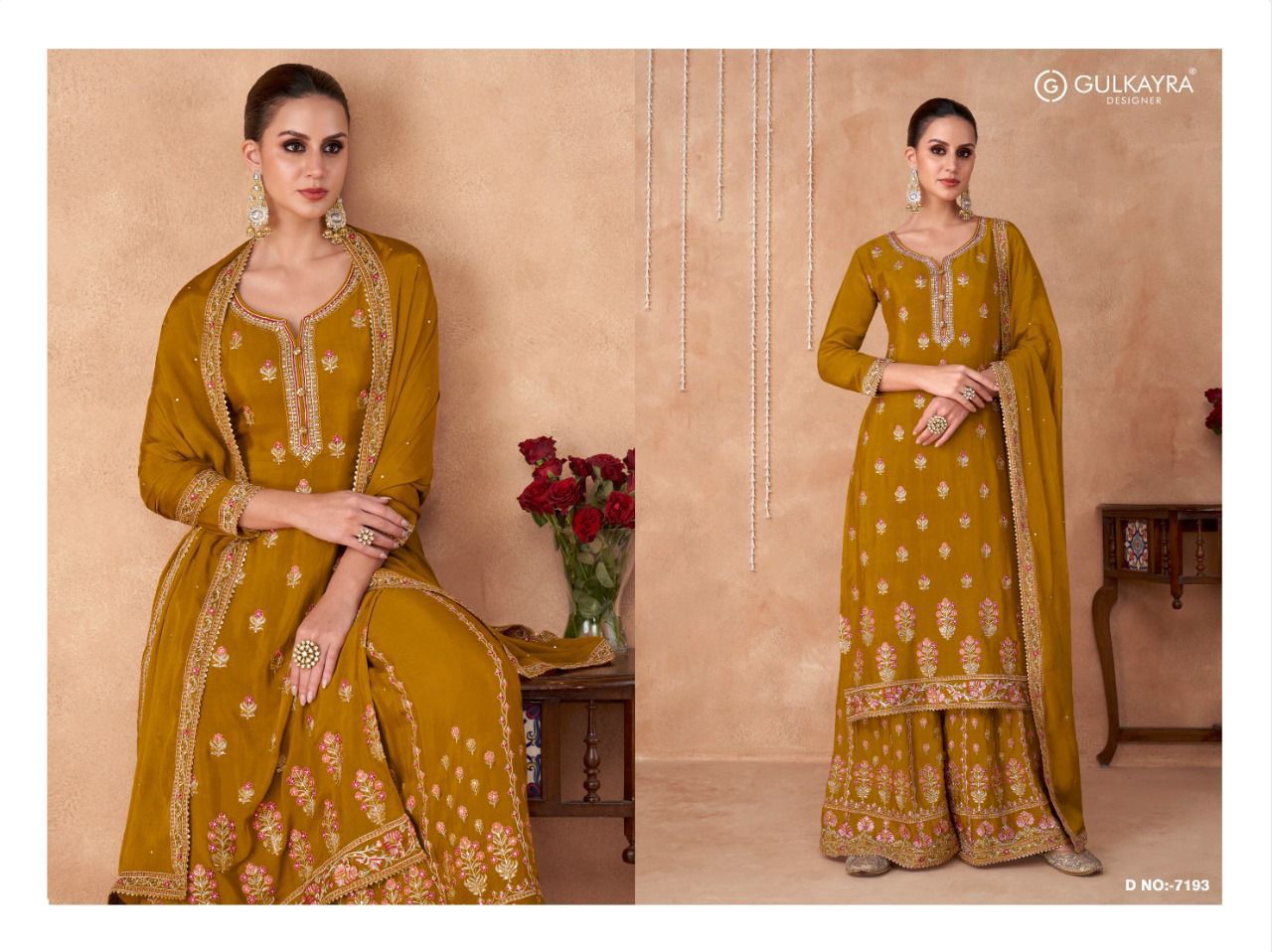 Gulkayra Designer Izhaar 7190 Series Suit Anant Tex Exports Private Limited
