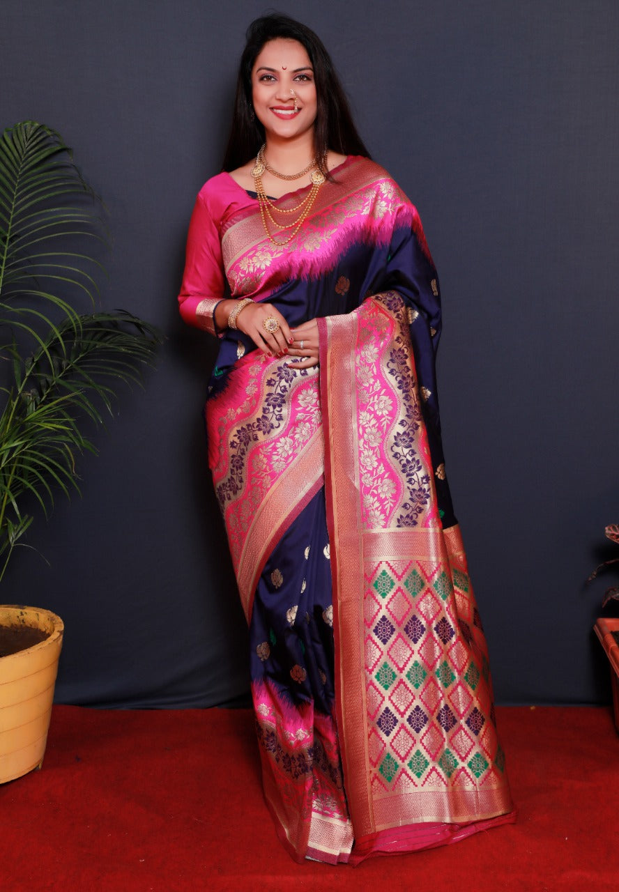 Fancy Trisul silk Saree Anant Tex Exports Private Limited