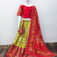 Designer Kids Zari Foil-Work Patoda Silk Lahenga Choli Anant Tex Exports Private Limited
