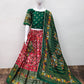 Designer Kids Zari Foil-Work Patoda Silk Lahenga Choli Anant Tex Exports Private Limited