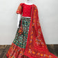 Designer Kids Zari Foil-Work Patoda Silk Lahenga Choli Anant Tex Exports Private Limited