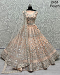 Latest trending German Silver Zari and Sequin Embroidered Designer Lehengacholi 2451 Anant Tex Exports Private Limited