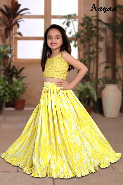 Yaana Vol 1 By Aayaa Kids Lehenga Anant Tex Exports Private Limited