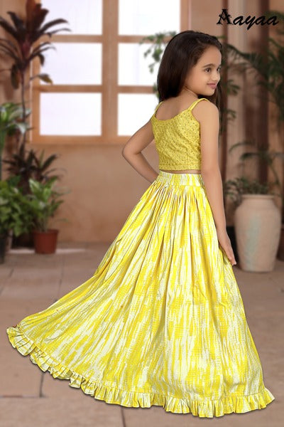 Yaana Vol 1 By Aayaa Kids Lehenga Anant Tex Exports Private Limited