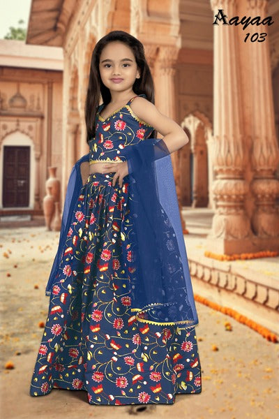 Yaana Vol 1 By Aayaa Kids Lehenga Anant Tex Exports Private Limited